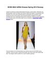 BCBG MAX AZRIA Dresses Spring 2012 Runway
