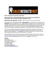 Sales Training Firm Announces Latest Class