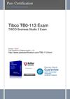 Pass TIBCO TB0-113 Exam