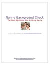 A Nanny Background Check May Be the Most Important Step In Hiring Nanny