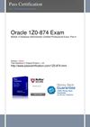 Pass ORACLE 1Z0-874 Exam