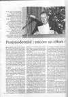 Postmodernité – Armin Mohler
