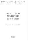 Les auteurs nivernais de 1815 - 1914