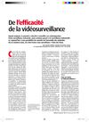 De l'efficacité de la vidéosurveillance