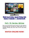 Watch Law & Order Special Victims Unit Season 13 Episode 1 Scorched Earth Full TV Series Online