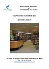 Nouvelles acquisitions adulte automne 2011