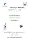 Nouvelles acquisitions image et son automne 2011