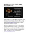 How To Reserve a Las Vegas Nightclub VIP Bottle Service Table Reservation
