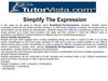 simplify the expression.pdf