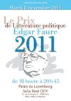 Gazette du Prix Edgar Faure 2011