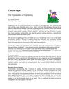 Can you dig it - The Ergonomics of Gardening