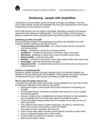 Gardening for people with disabilities - Horticultural Therapy Association of Victoria