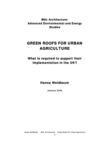 Green Roofs for Urban Food Security and Environmental Sustainability