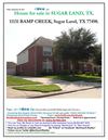 House for Sale 11131 RAMP CREEK, Sugar Land TX.