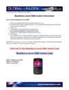 Blackberry Curve 9360 Easy Unlocking Instructions