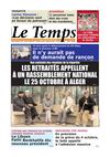 Le Temps d'Algérie Edition du Lundi 03 Octobre 2011
