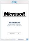 Free MICROSOFT 98-364 Practice Test