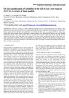 On the consideration of reliability in the Life Cycle Cost Analysis (LCCA). A review of basic models