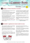 La lettre d'Information du cabinet PONS septembre page 1
