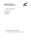 EXERCICIS COMPLEMENTARIS MATEMÀTIQUES T-1