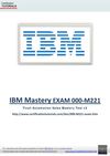 IBM IBM MASTERY 000-m221