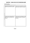 Matriz análisis de clientes e interesados