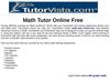 Math Tutor Online Free