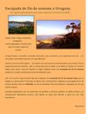 Escapada de fin de semana a Uruguay: un regalo especial para una mujer especial a precios increíbles.
