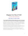 Bloggin 101 pdf