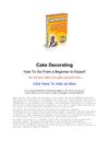 Cake Decorating