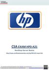 HP CSA HP0-A21