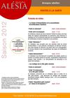 Brochure groupes adultes 2012