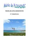Recueil des actes administratifs 3ème trimestre 2011