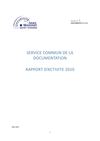 Rapport d'activité BU St Etienne 2010
