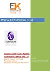 ALCATEL LUCENT SERVICE ROUTING ARCHITECT SRA 4A0-110