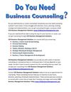 Do You Need Business Counseling?