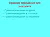 Презентация 2правила поведения Волкова