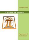 Programación Didáctica Departamento de Matemáticas (curso 2011/2012)