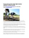 Community Garden Helps Fight Obesity Epidemic Among Latinos