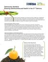 Community Gardens: Growing Communities and Health