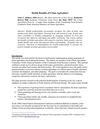 Health Benefits of Urban Agriculture Manual - Food Security