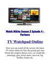 Watch Nikita Season 2 Episode 4 - Partners