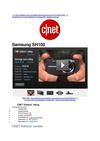 Samsung SH100 Review (Cnet)