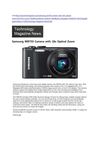 Samsung WB750 Camera with 18x Optical Zoom (Technology Magazine News)