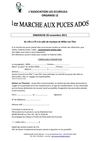 marché aux puces ADO INSCRIPTIONS