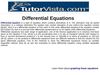 Differential Equations