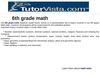 6th grade math