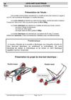 Leve Kart études cinématique et statique