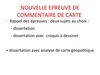 Commentaire de carte : méthodologie