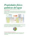 propiedades fisico-quimicas del agua